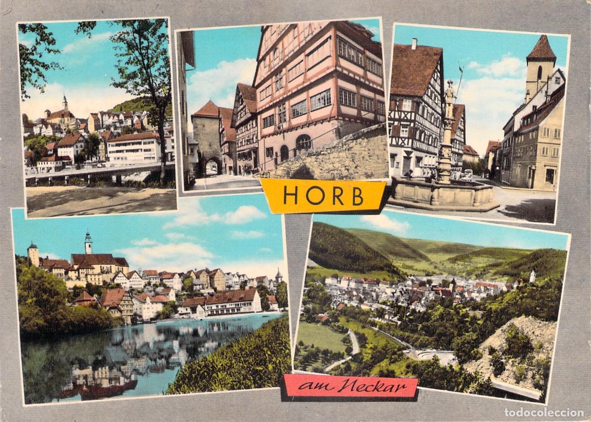 Postcards: Postal de Horb am Neckar, Alemania - Vista M&uacute;ltiple de la Ciudad
