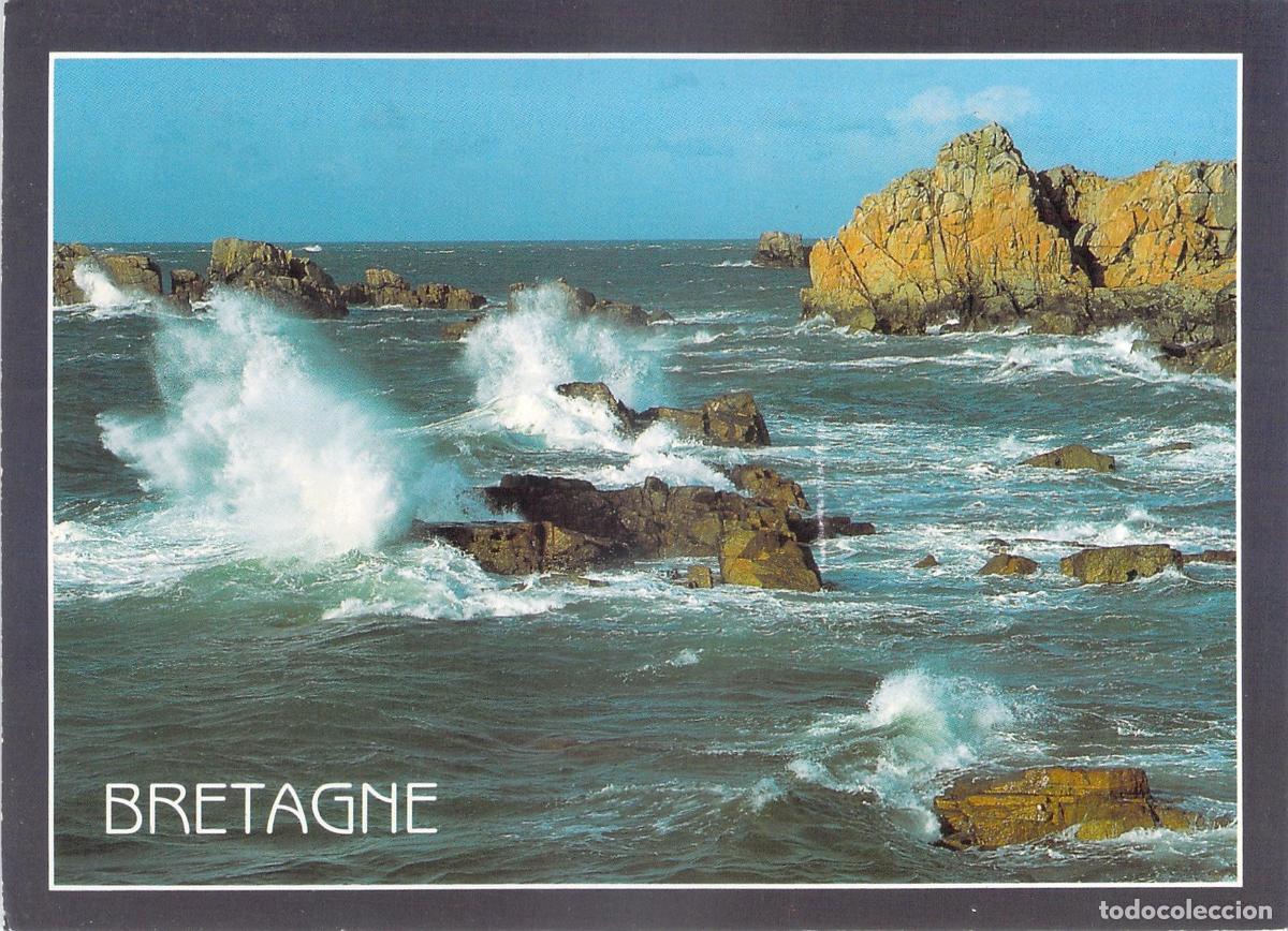 Postcards: Postal Paisaje de Tormenta en la Costa de Breta&ntilde;a