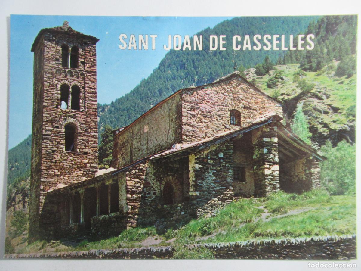 Cartoline: Valls d'Andorra - Sant Joan de Casselles - Esgl&egrave;sia Rom&agrave;nica - S/C