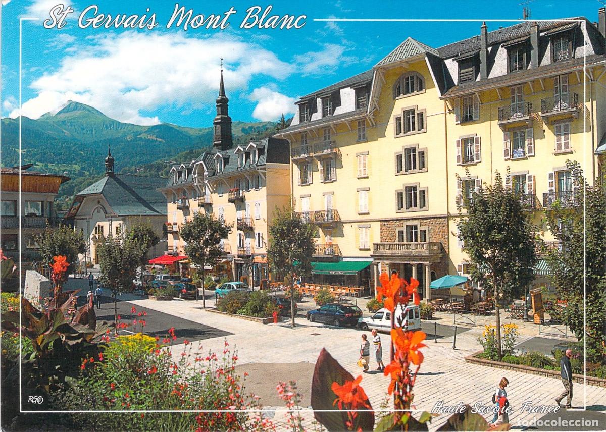 Postcards: Postal de Saint Gervais Mont Blanc, Alta Saboya, Francia