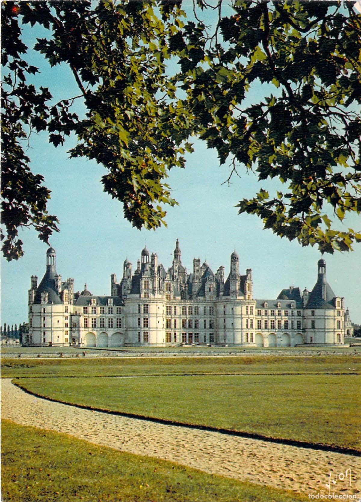 Postales: Tarjeta Postal Castillo de Chambord, Valle del Loira, Francia
