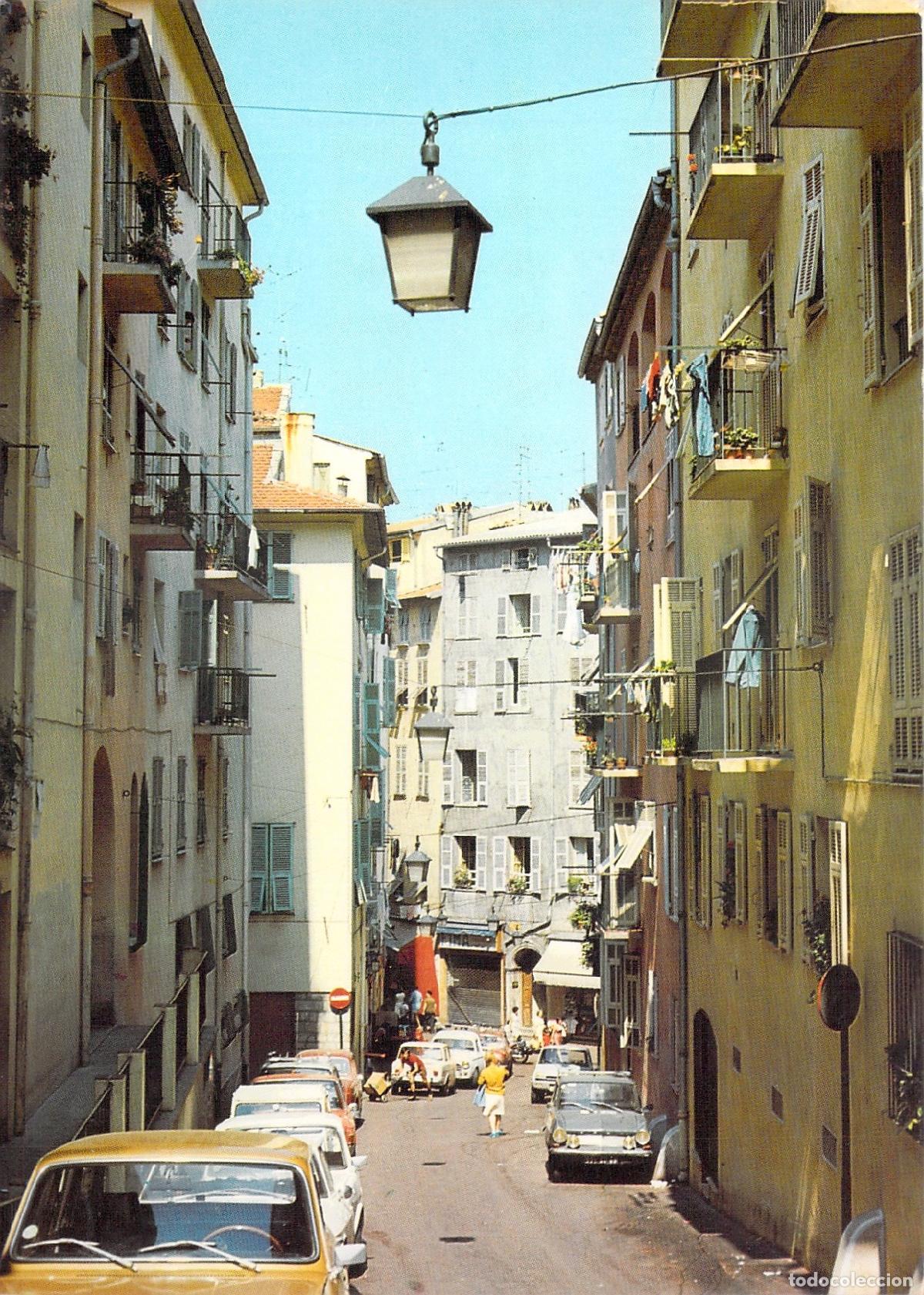 Postais: Postal de la Rue Sainte Claire en el Casco Antiguo de Niza, Francia