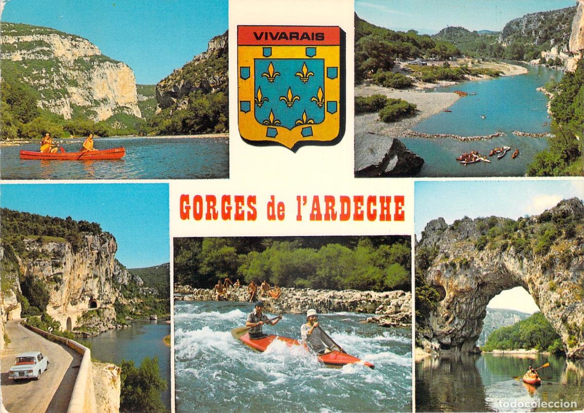 Postcards: Postal de las Gargantas del Ard&egrave;che y Vivarais, Francia
