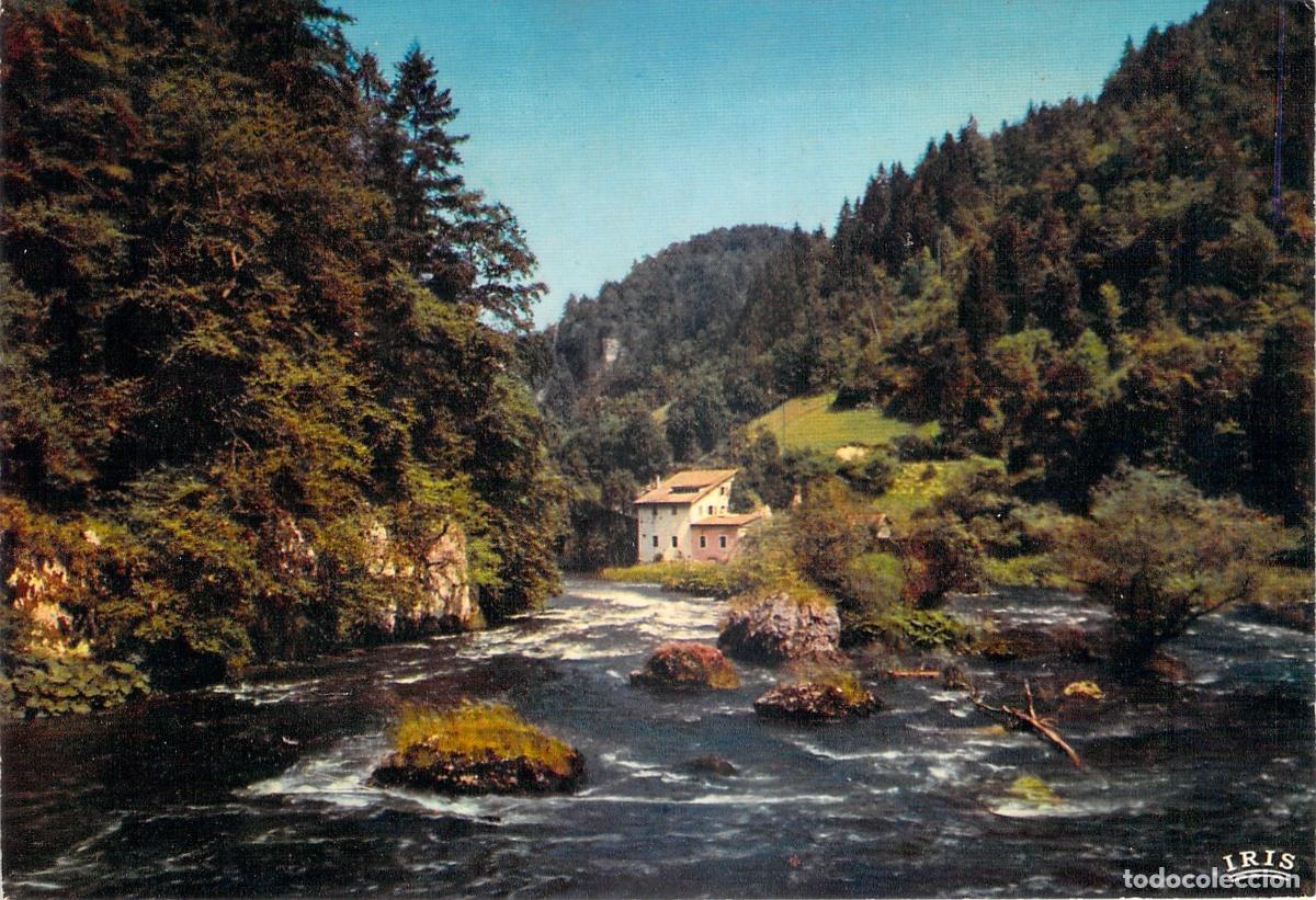 Postcards: Postal de un Torrente de Monta&ntilde;a en los Vosges, Francia