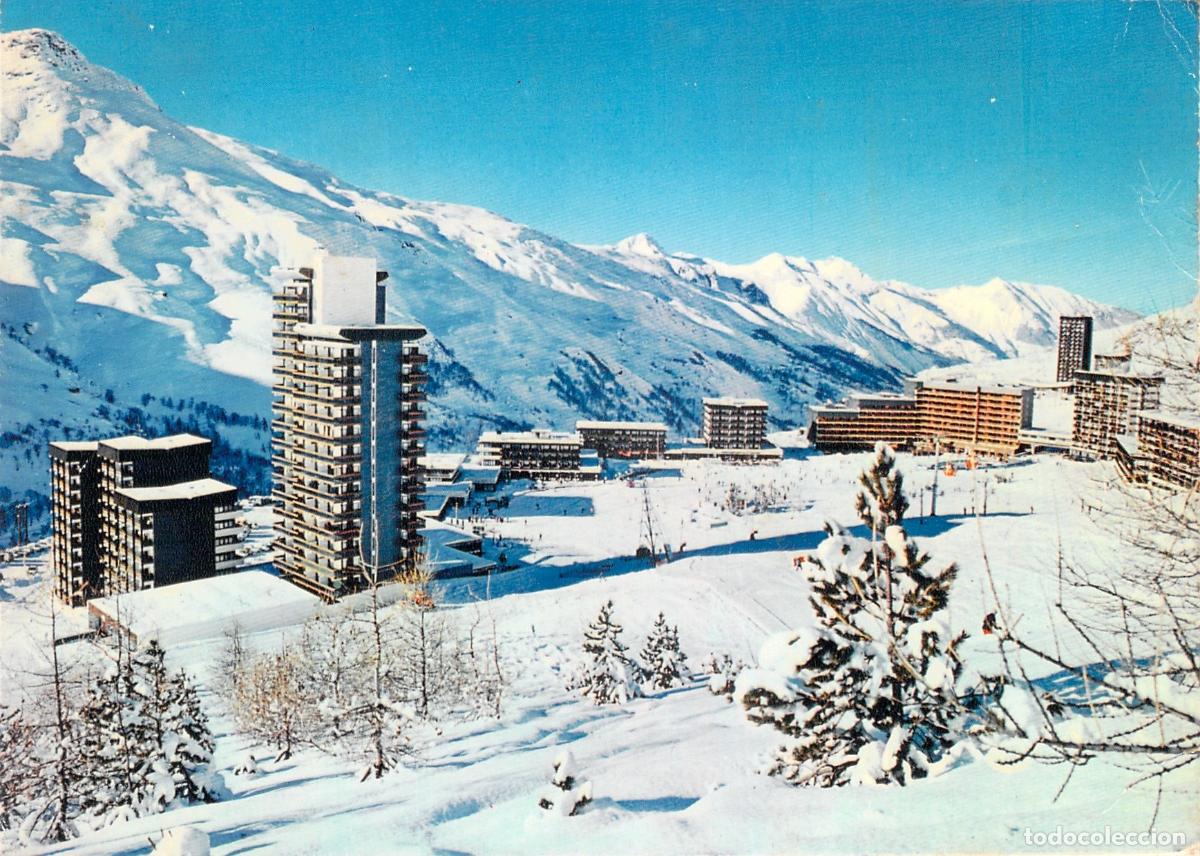 Postales: Postal de Les Menuires Estaci&oacute;n de Esqu&iacute; Saboya Francia