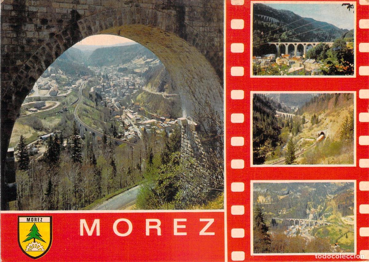 Postkarten: Postal de Morez Jura Francia, Vistas de los Viaductos y Paisajes