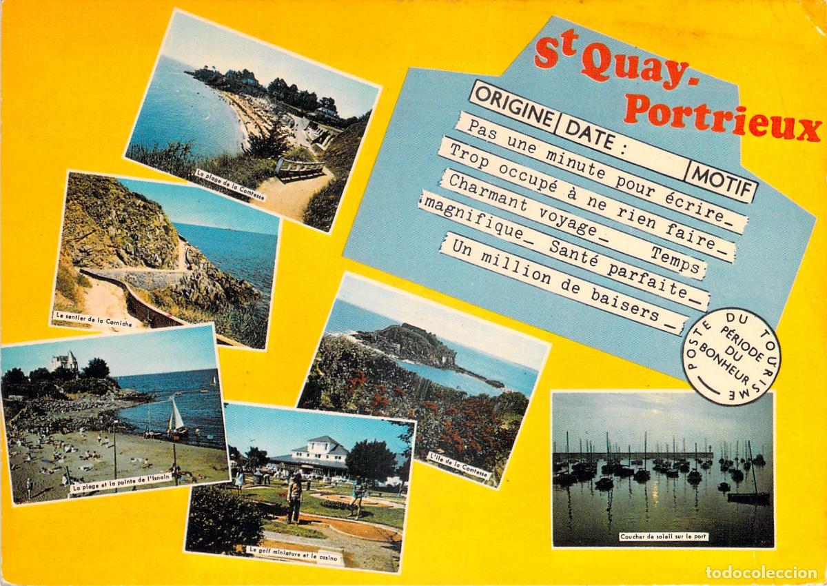 Postkarten: Postal Saint-Quay-Portrieux Multivista de Playas y Puerto