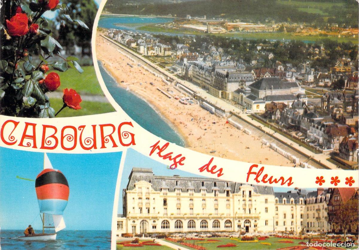 Postkarten: Postal de Cabourg Plage des Fleurs Calvados Francia