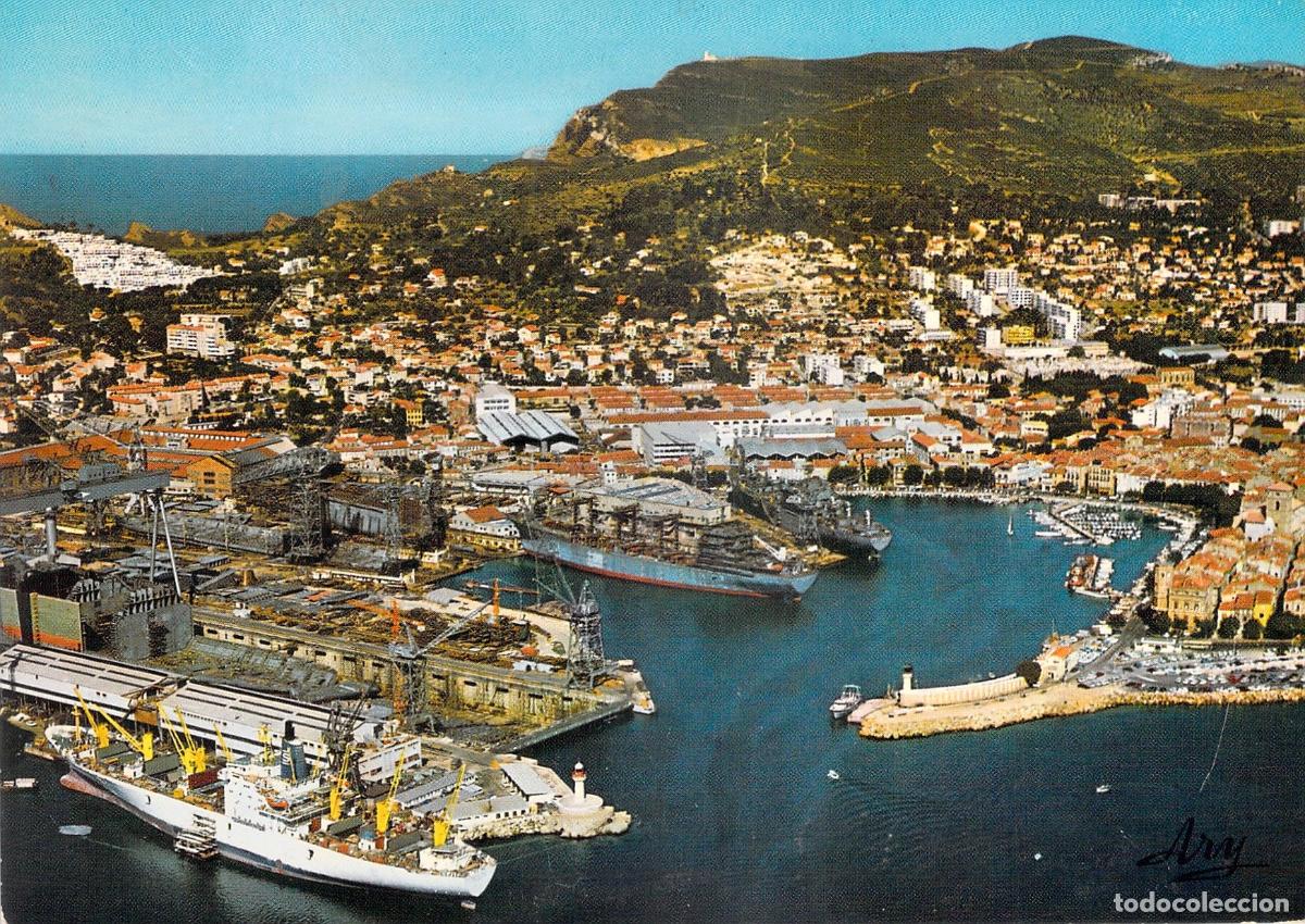 Postcards: Postal de La Ciotat, El Puerto y los Astilleros, Francia