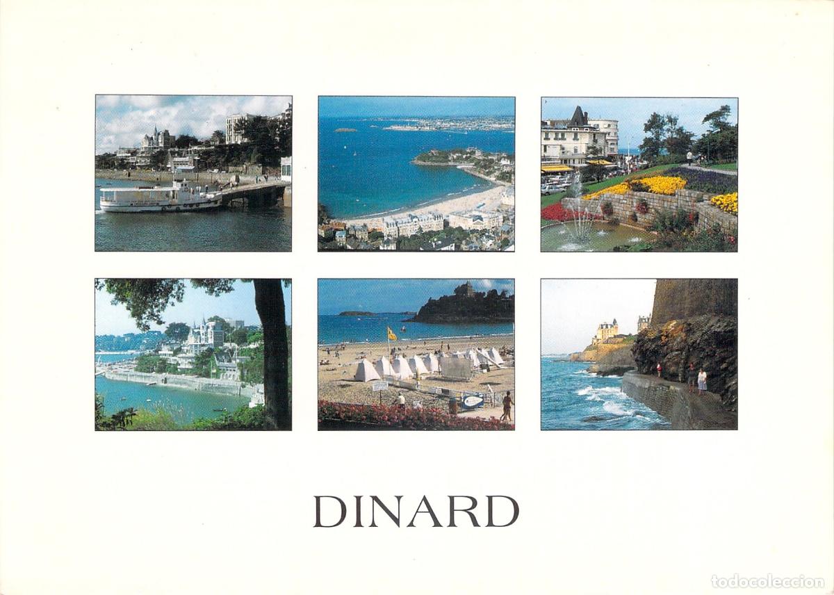 Postcards: Postal Dinard Francia Costa Esmeralda Multivista Breta&ntilde;a