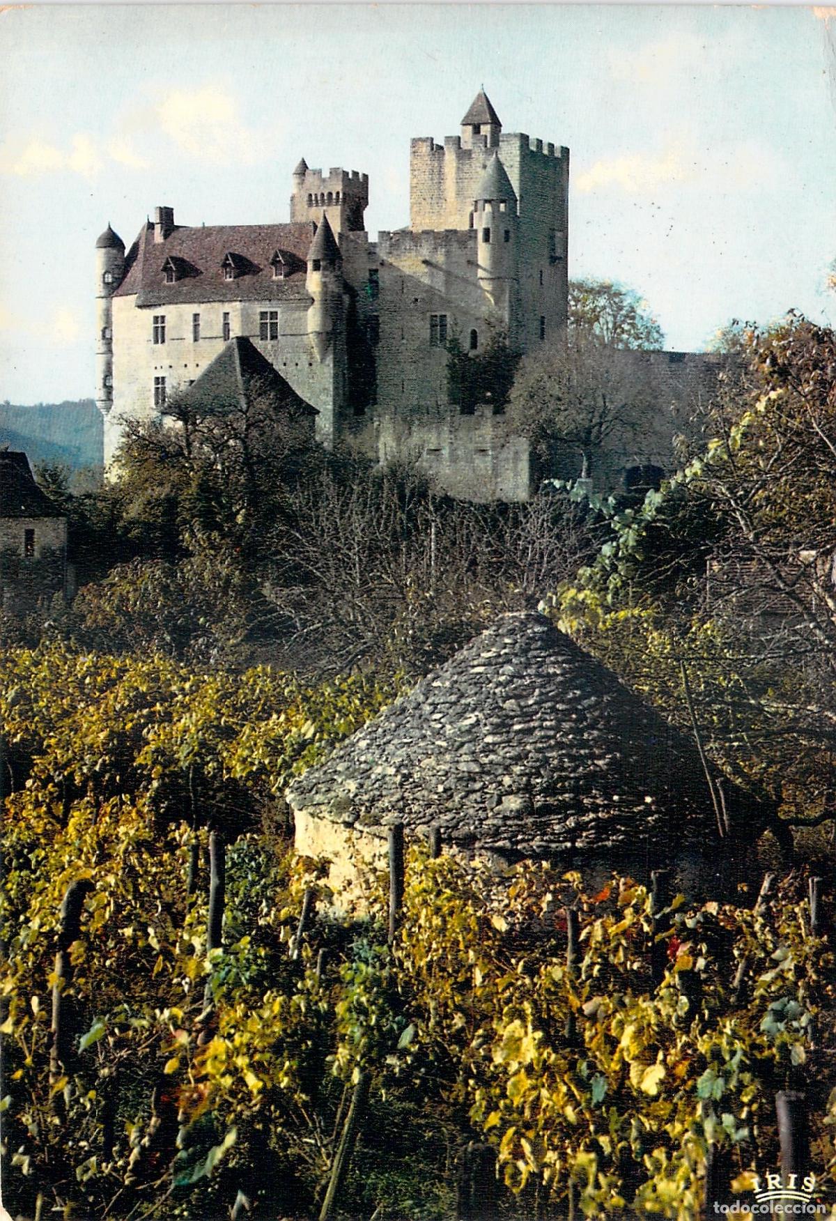 Postcards: Postal del Castillo de Beynac en la regi&oacute;n de Dordo&ntilde;a, Francia