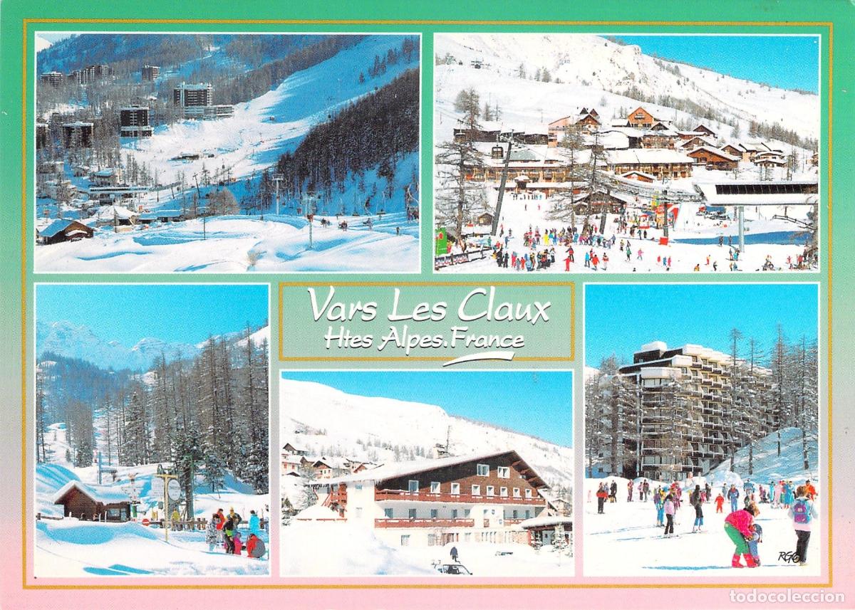Postales: Postal de Vars Les Claux, Hautes Alpes, Estaci&oacute;n de Esqu&iacute; en Francia