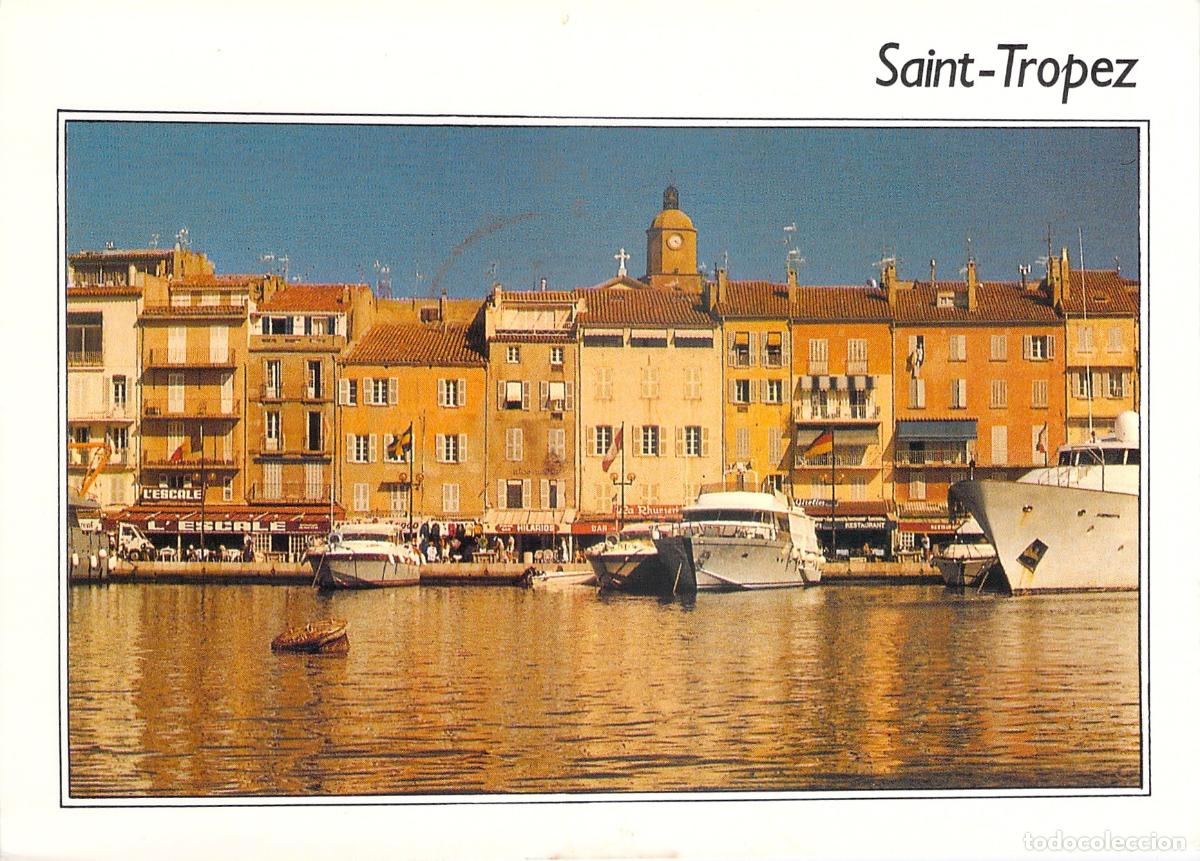 Cartes Postales: Postal de Saint-Tropez Francia Puerto y Barcos Costa Azul