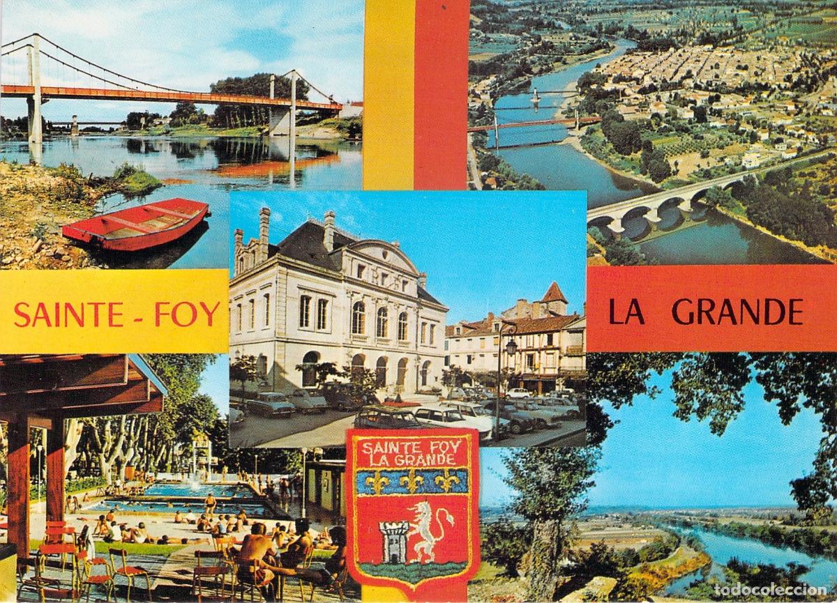 Postais: Postal Multivista de Sainte-Foy-la-Grande, Valle de la Dordogne