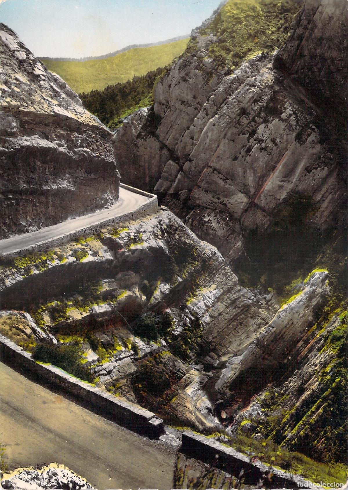 Postais: Postal de la Ruta Napole&oacute;n entre Castellane y Digne, Clues de Taulanne