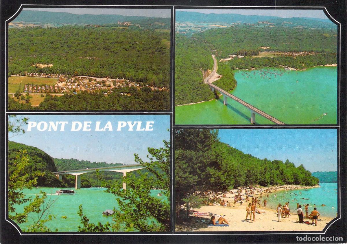Postales: Postal de Le Pont de la Pyle y Lago Vouglans en Jura
