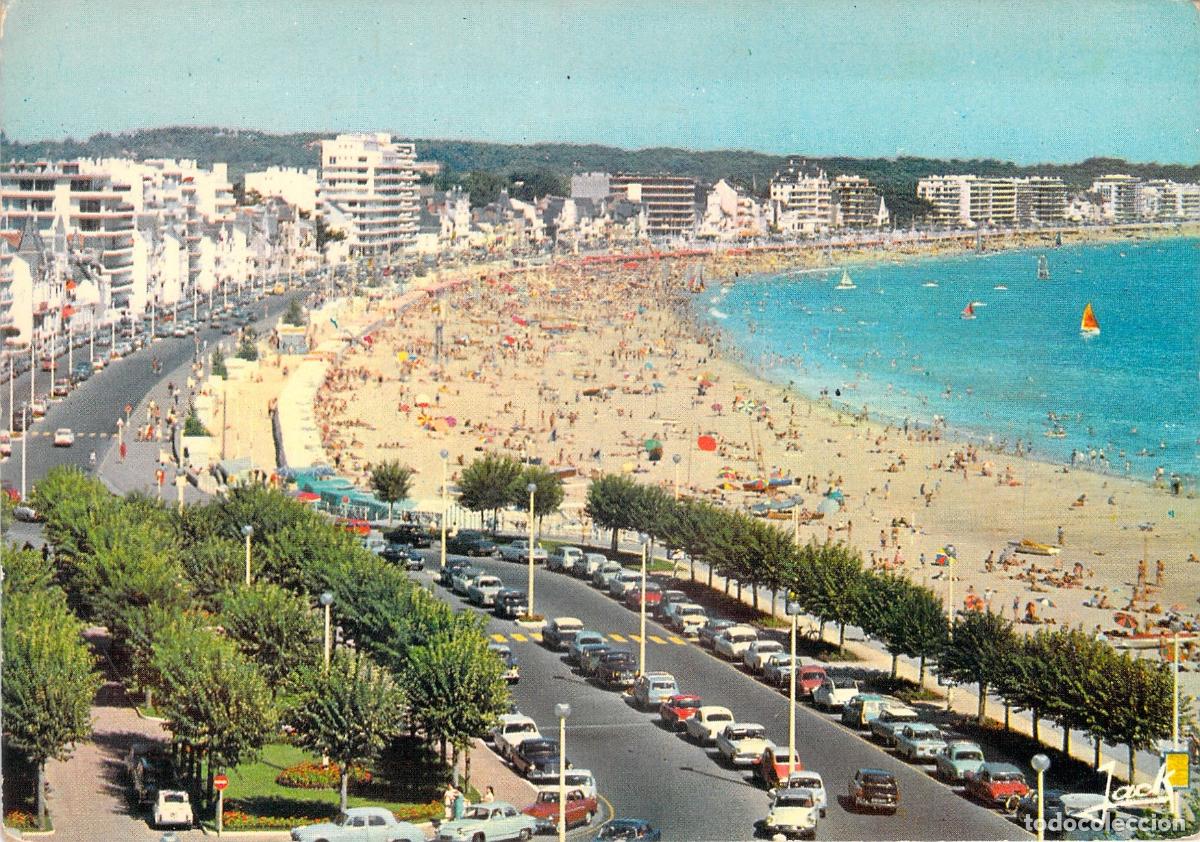 Postales: Postal de la Playa de La Baule, Francia