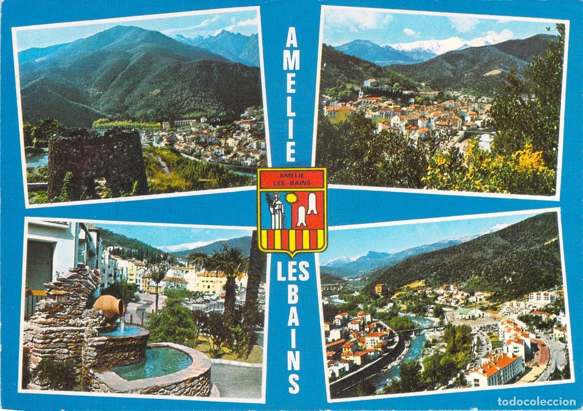 Postales: Postal de Am&eacute;lie-les-Bains-Palalda, Francia, Multivista con Paisajes