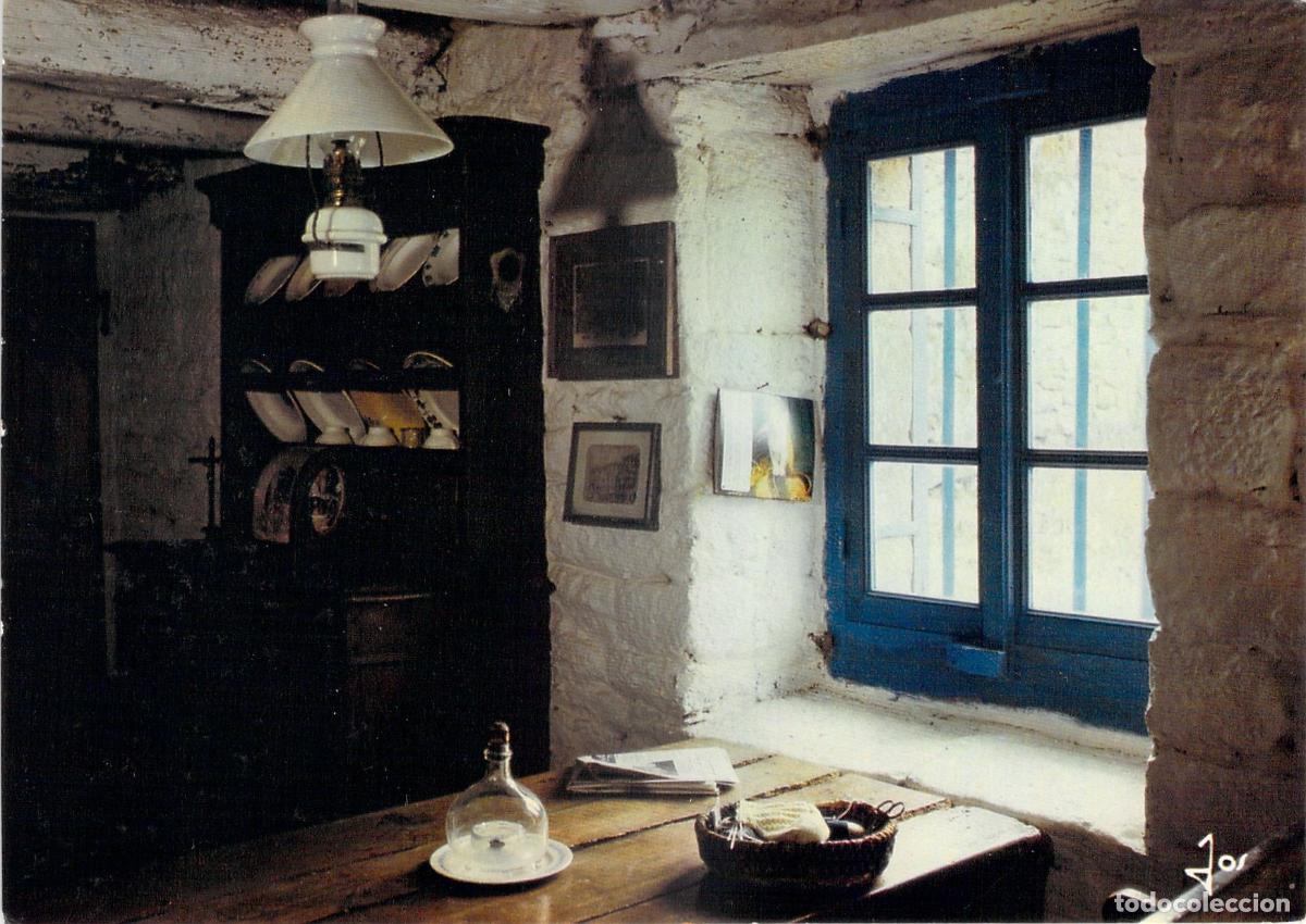 Postais: Postal Interior de Chaumi&egrave;re - Eco-Mus&eacute;e de Saint D&eacute;gan, Brech, Francia