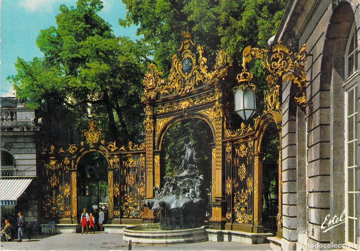 Postcards: Tarjeta Postal Nancy Francia Place Stanislas Fuente de Anfitrite