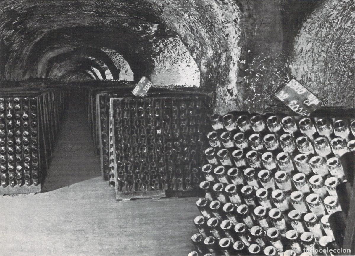 Postales: Postal de las Cavas de Mo&euml;t & Chandon en &Eacute;pernay, Francia
