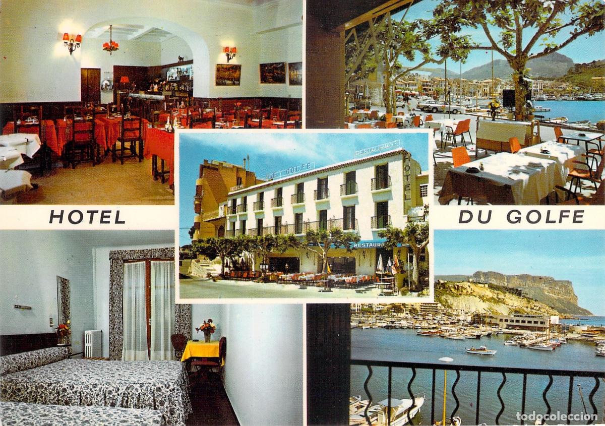 Postales: Postal Multi-vista del Hotel du Golfe en Cassis, Francia