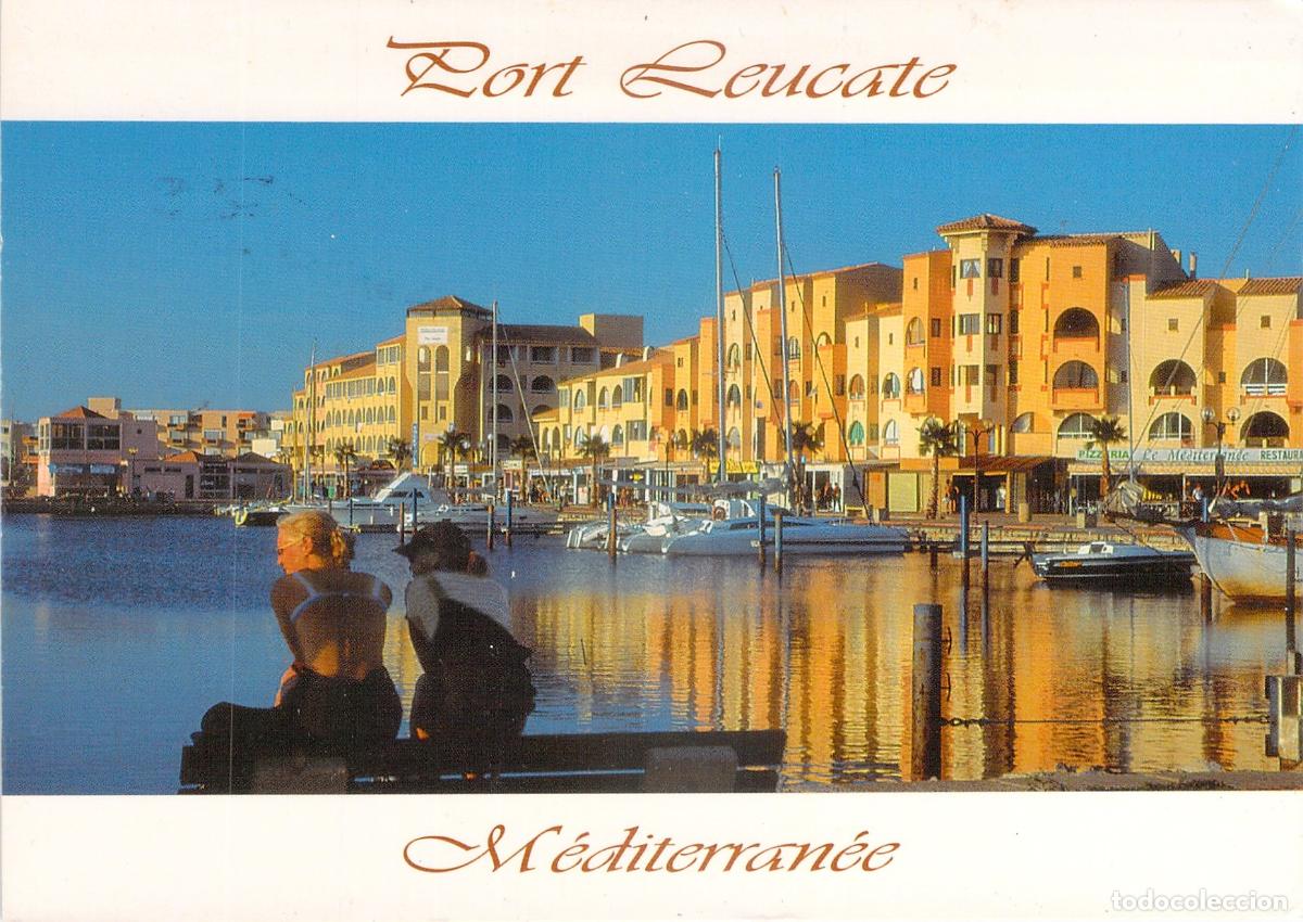 Postales: Postal de Port-Leucate en el Mediterr&aacute;neo, Francia al Atardecer