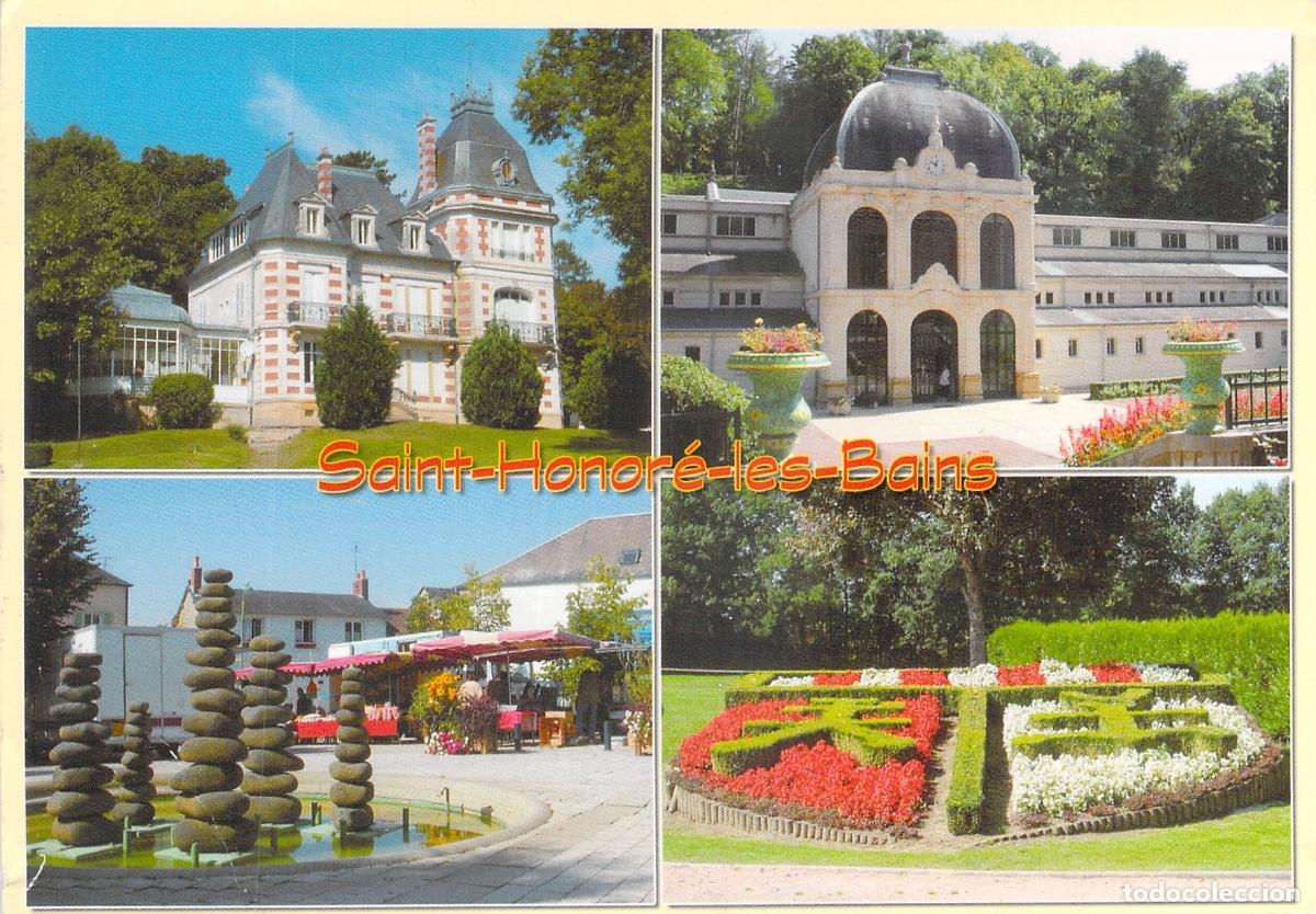 Postales: Postal de Saint-Honor&eacute;-les-Bains, Ni&egrave;vre - Estaci&oacute;n Termal Francesa