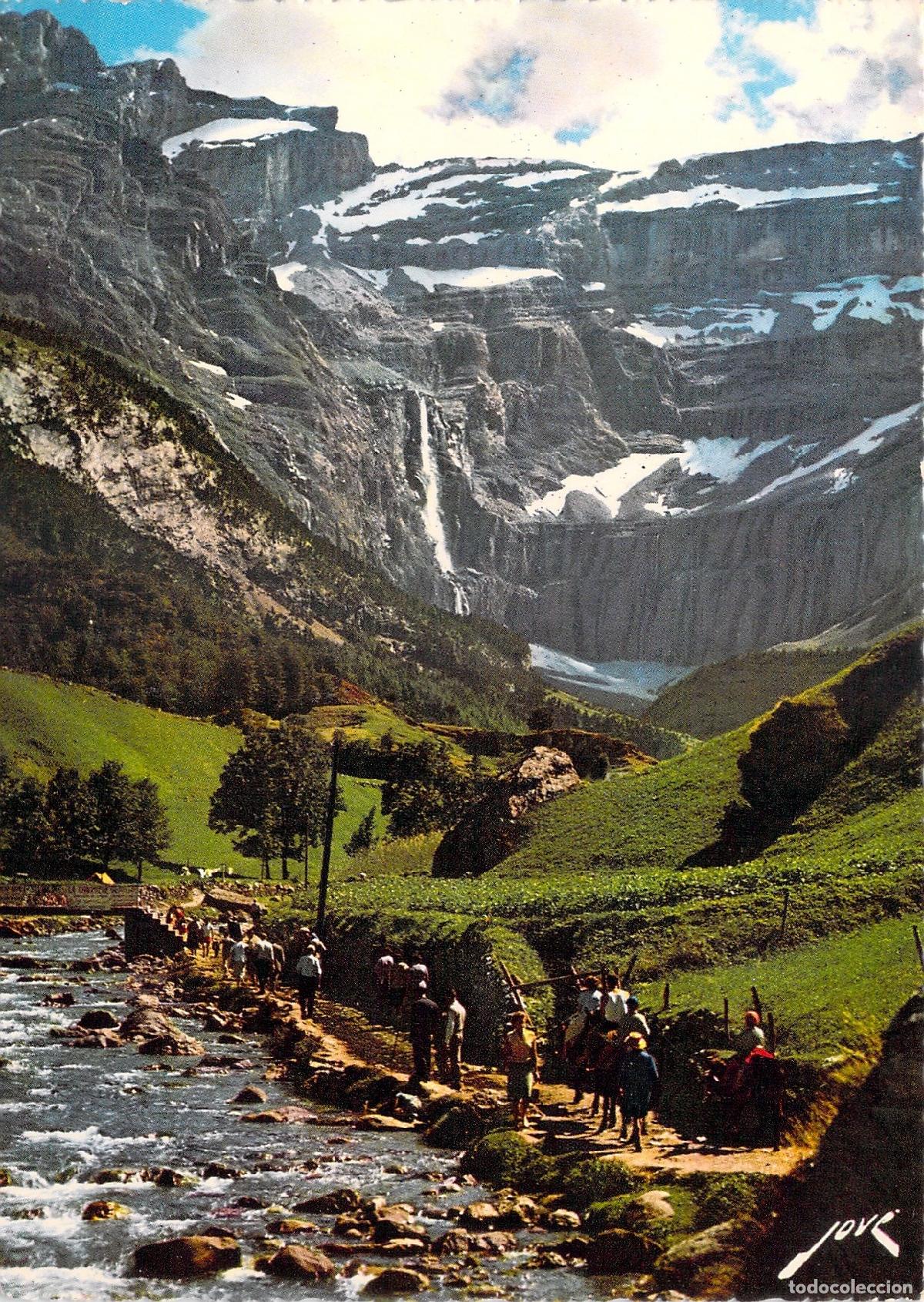 Postais: Postal Circo de Gavarnie y Caravana hacia el Circo, Francia