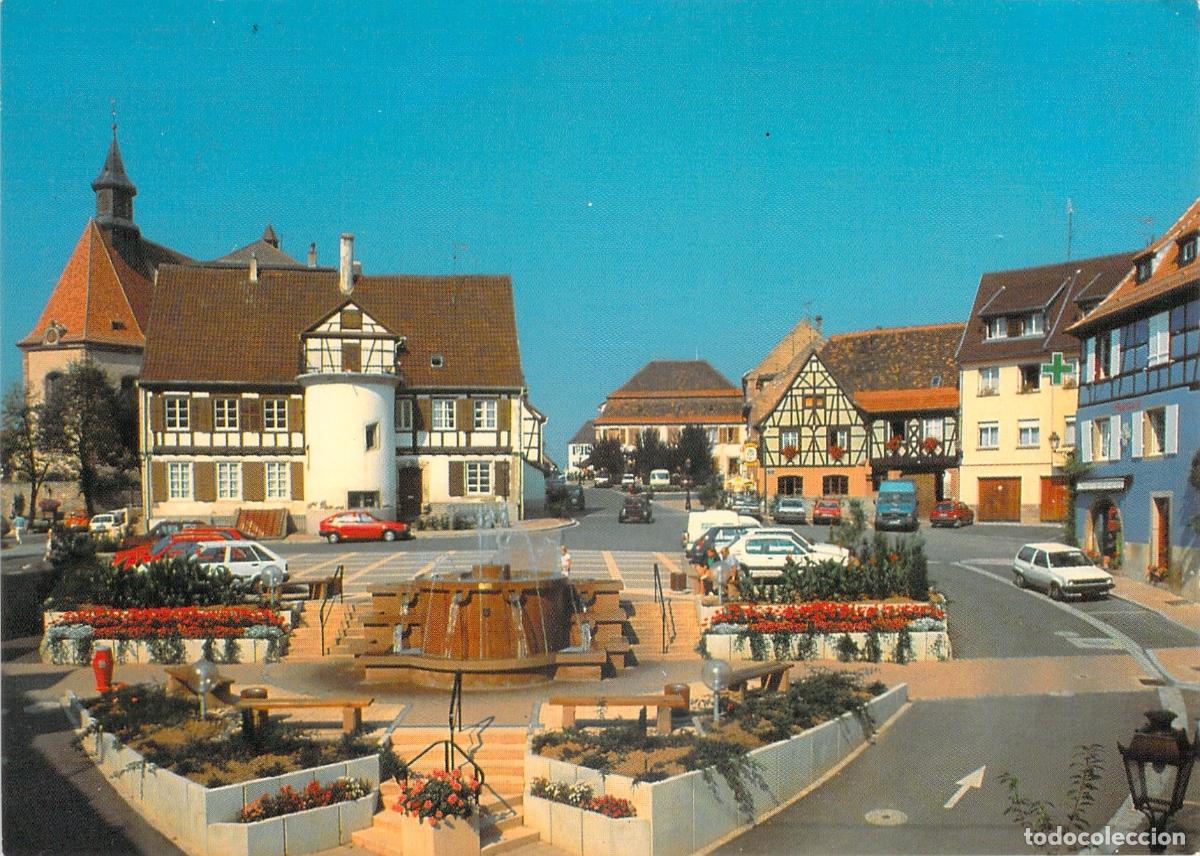 Postales: Postal de la Plaza del Mercado en Wasselonne, Alsacia, Francia