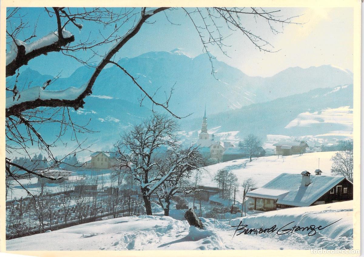 Postales: Postal de Valloire, Alpes Franceses - Paisaje Nevado en Saboya