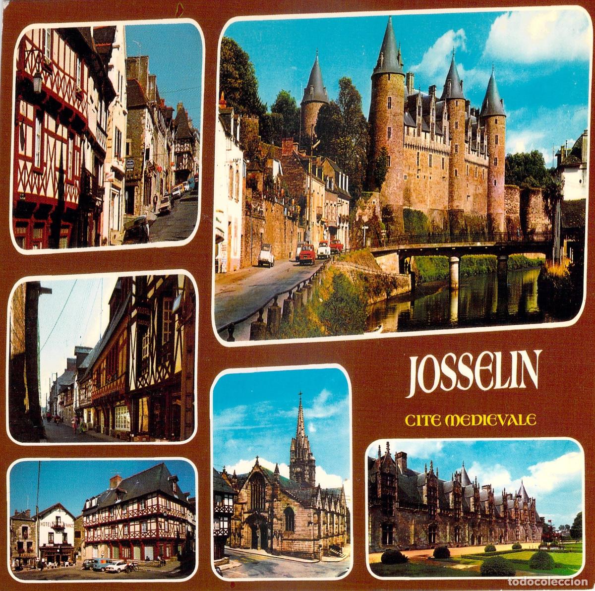 Postales: Postal de Josselin, Francia - Vistas de la Ciudad Medieval y Castillo