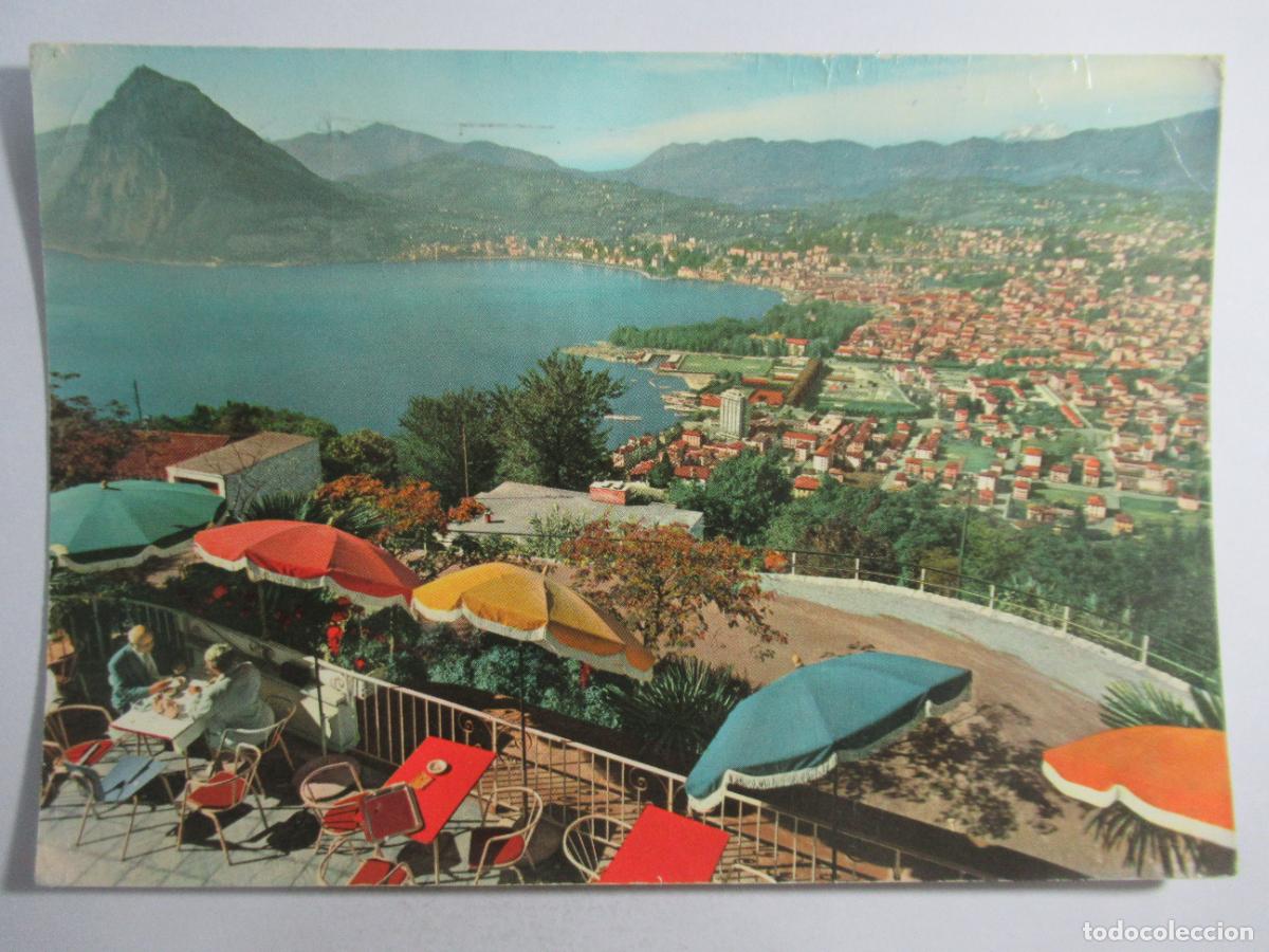 Postales: Lugano e Monte S. Salvatore - Escrita - Foto 1