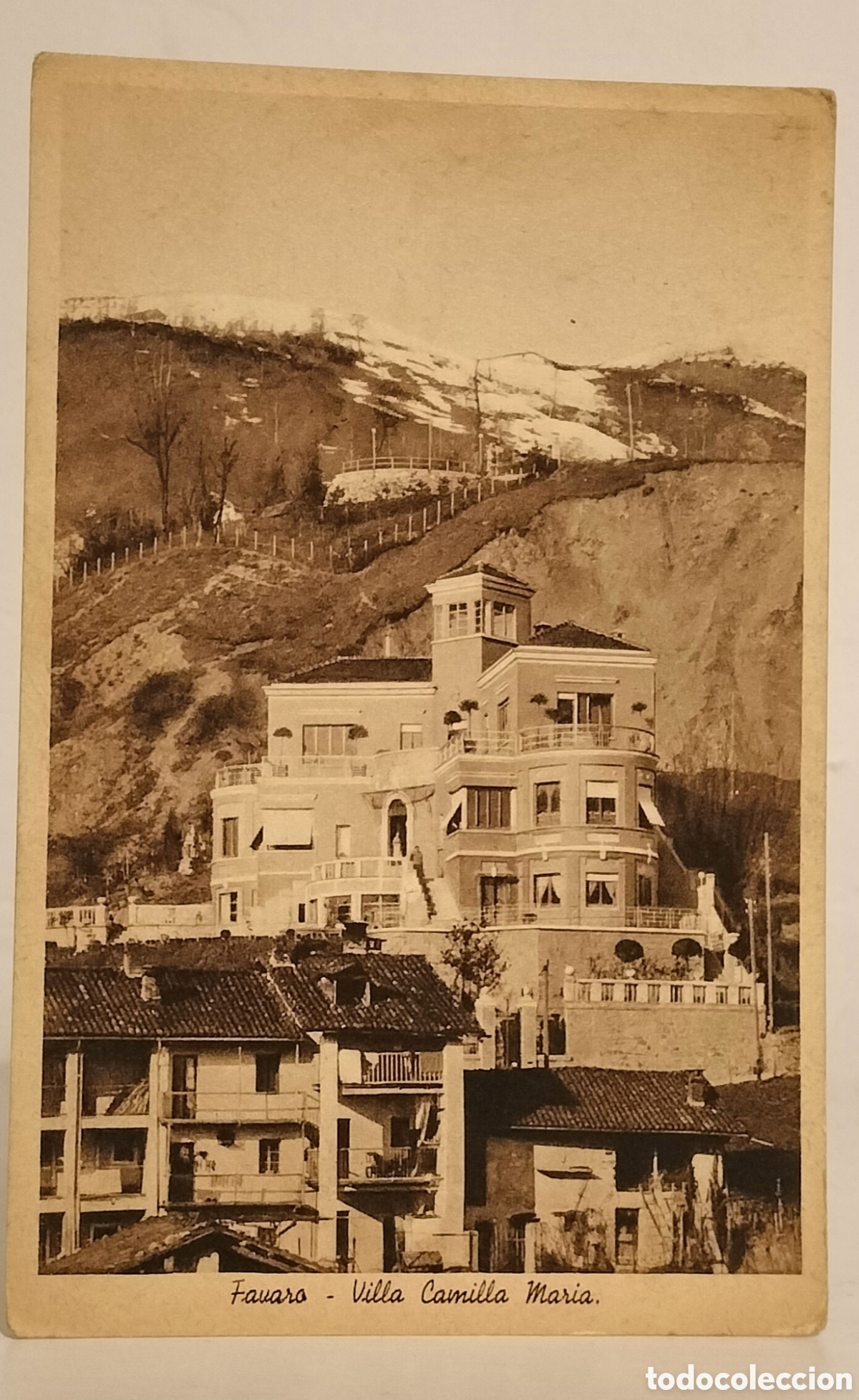 Postales: Favara,villa Camilla Maria