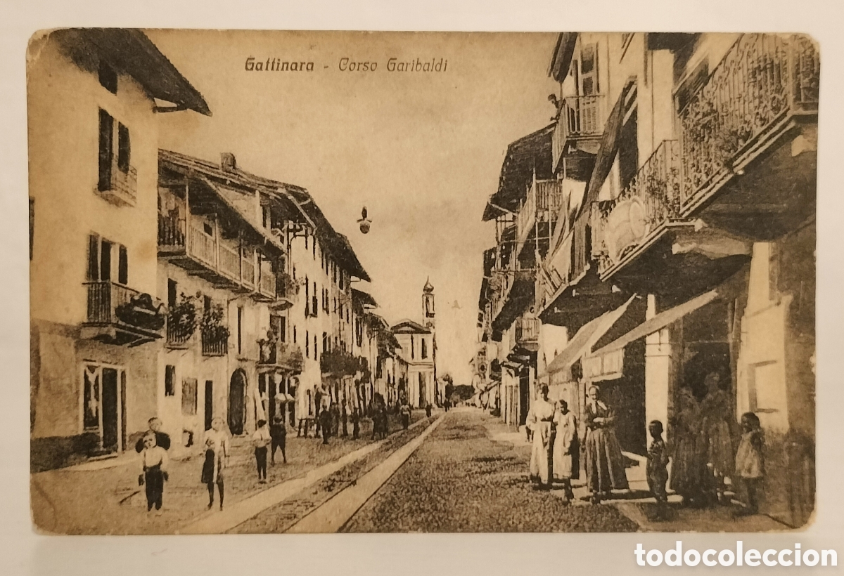 Postales: Gattinara,Corso Garibaldi