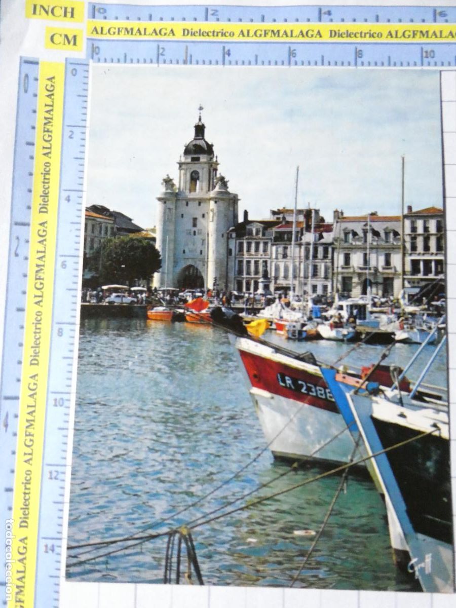 Postales: POSTAL DE FRANCIA. LA ROCHELLE PUERTO BARCOS. LA GROSSE HORLOGE. 2757
