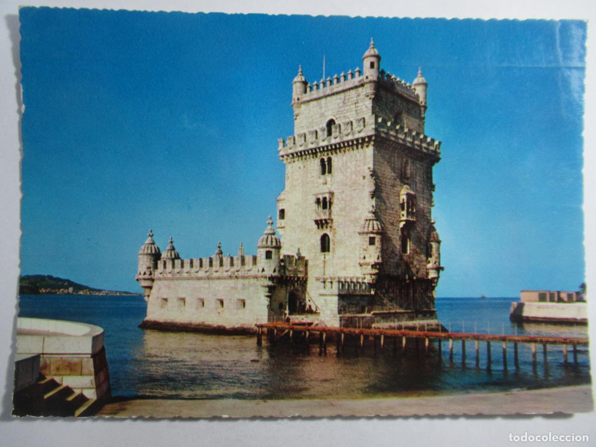 Postales: Lisboa (Portugal) - Torre de Bel&eacute;m - Circulada