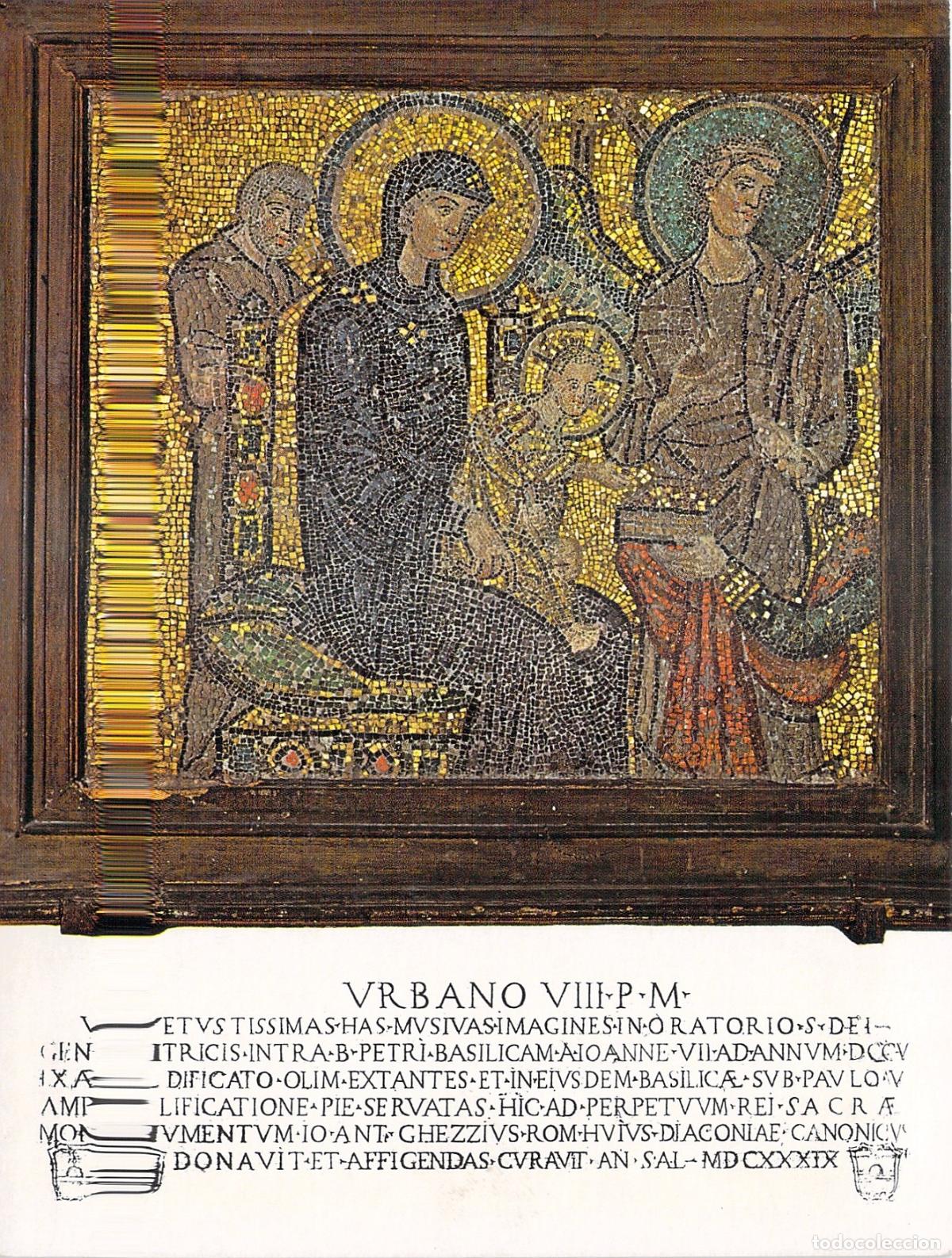 Postales: Postal Mosaico de la Adoraci&oacute;n de los Magos, Roma