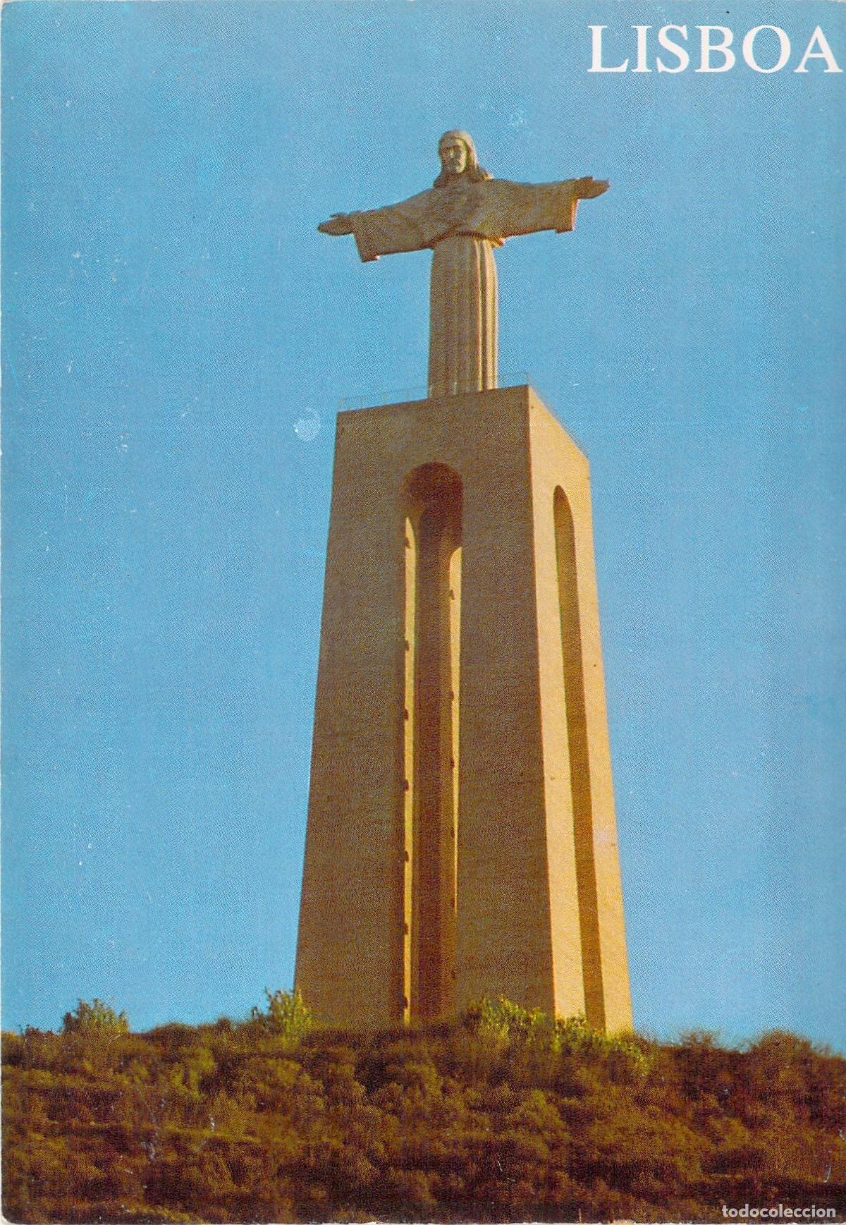 Postales: Postal de Lisboa - Monumento a Cristo Rei, Portugal