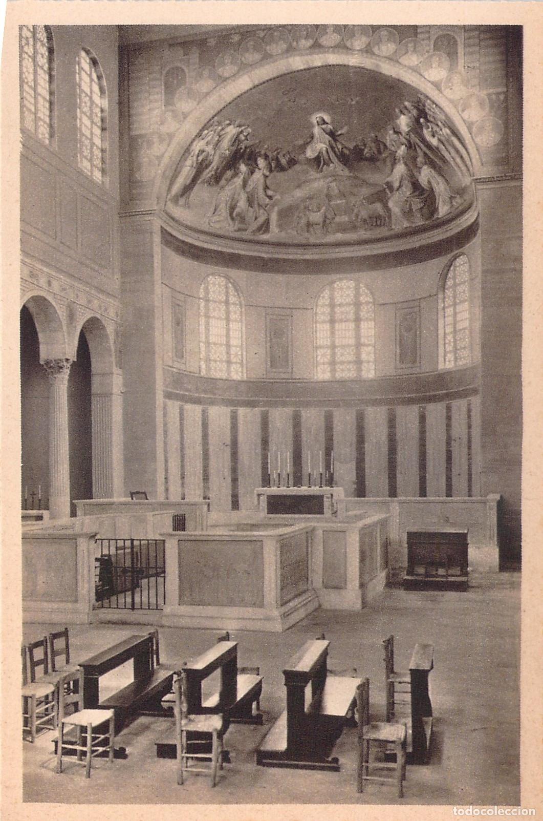 Postales: Postal de la Bas&iacute;lica de Santa Sabina en Roma, &Aacute;bside de la Iglesia