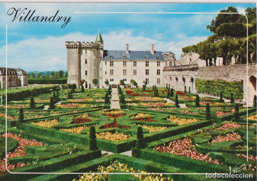 Postales: FRANCIA, VILLANDRY, LOS JARDINES A LA FRANCESA Y EL CASTILLO &ndash; EDITIONS VALOIRE 2601 &ndash; S/C