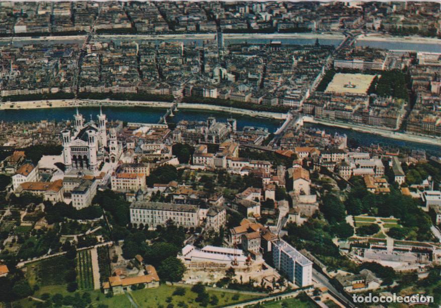 Postales: FRANCIA, LYON, VISTA A&Eacute;REA, LA SA&Ocirc;NE, LA RH&Ocirc;NE &ndash; EDIT.TROLLIET 2047 &ndash; S/C