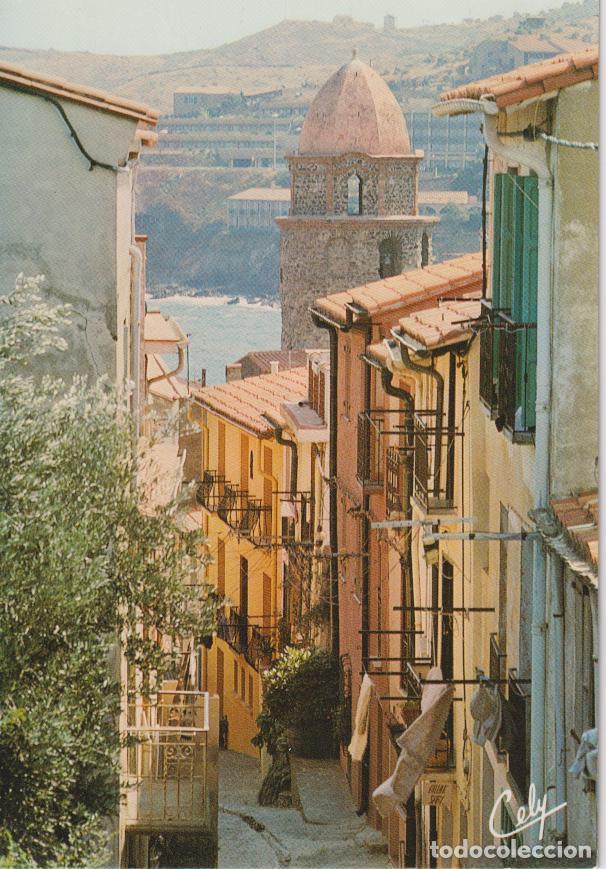 Postales: FRANCIA, COLLIOURE, CALLEJ&Oacute;N QUE CONDUCE A LA IGLESIA &ndash; ED. CELY 66 &ndash; S/C