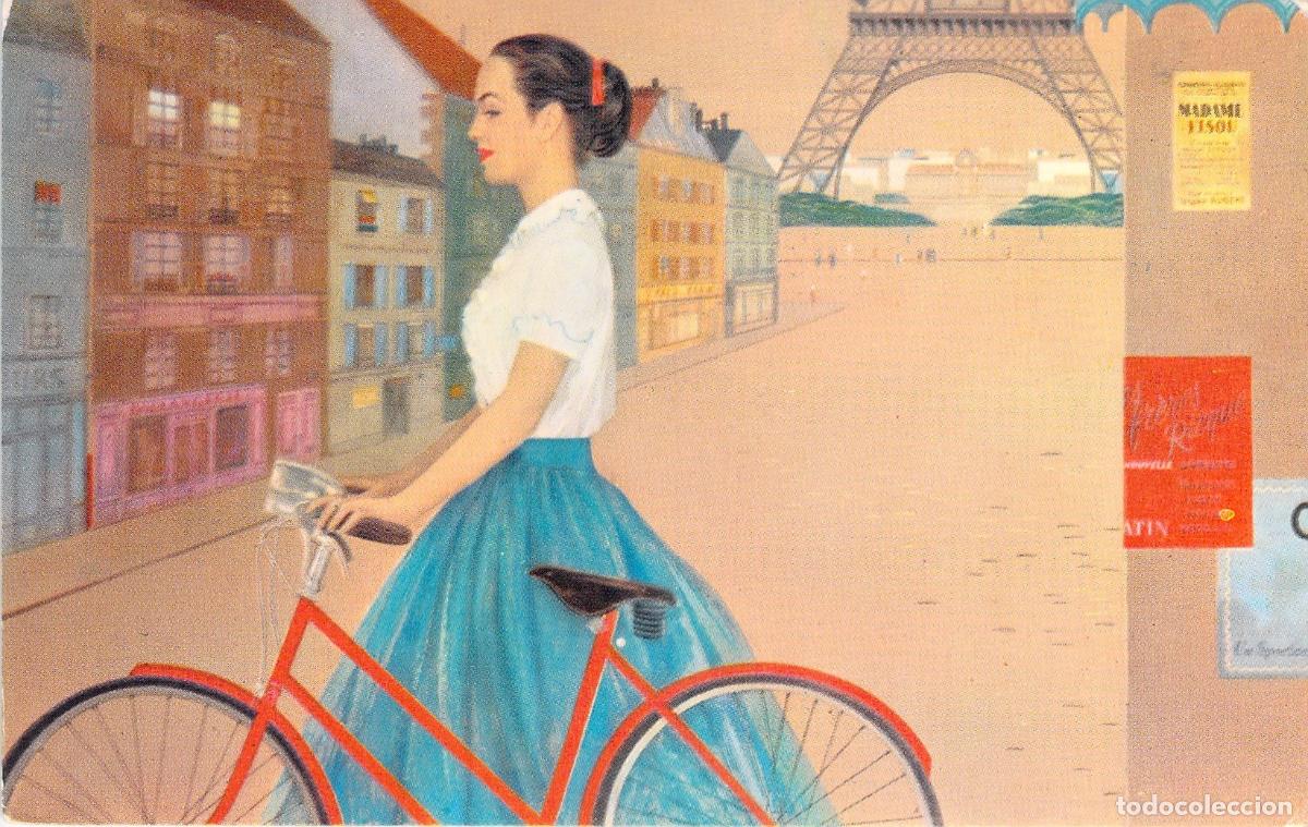 Postales: Postal de TWA Arte de Par&iacute;s Mural Lounge por Maric Zamparelli