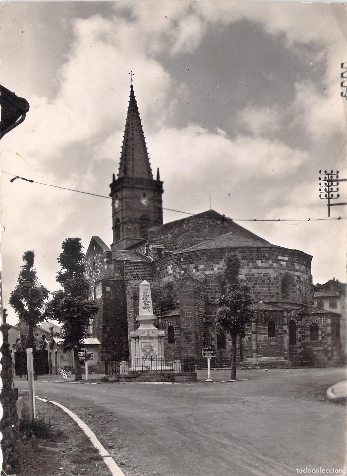 Postales: Tarjeta Postal Saint-Paulien Iglesia y Monumento a los Ca&iacute;dos