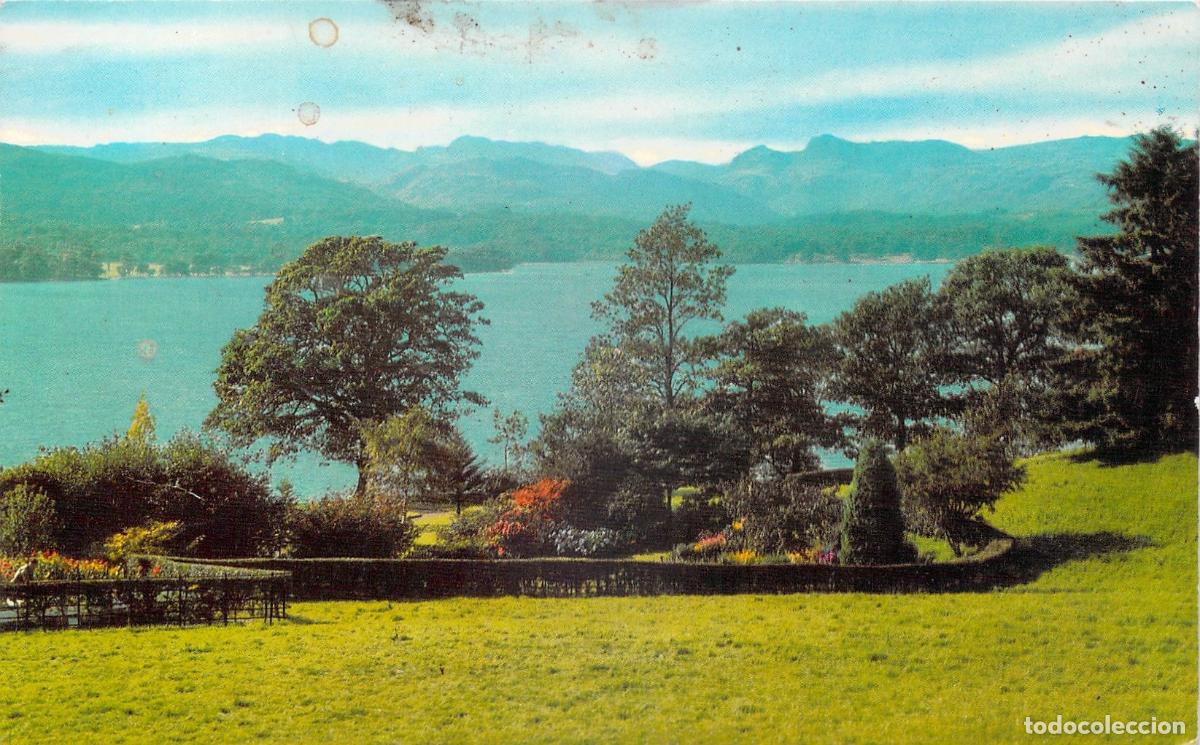 Postales: Postal del Lago Windermere y The Langdales, Inglaterra