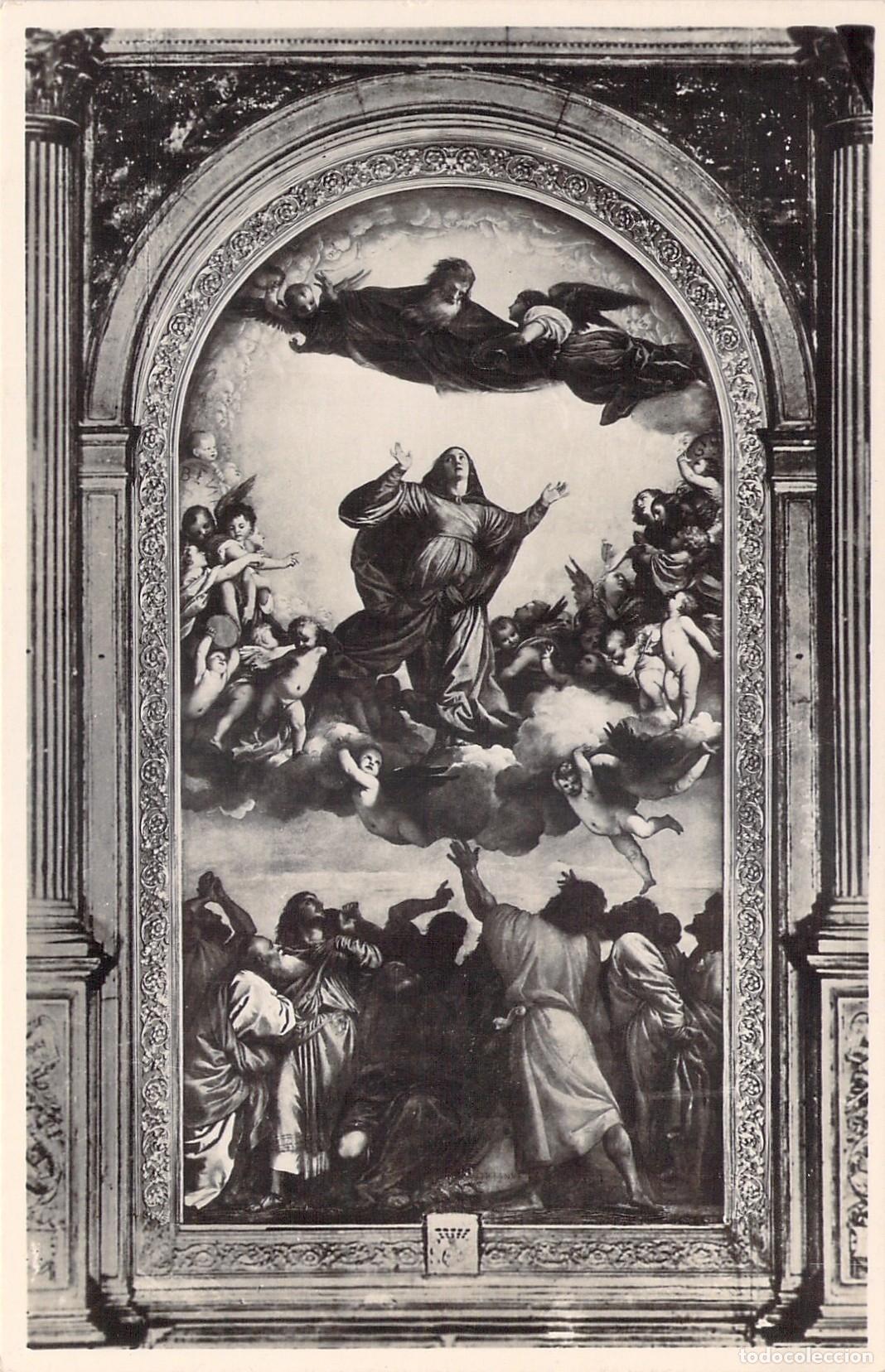 Postales: Postal de Venecia - Pintura La Asunci&oacute;n de Tiziano - Bas&iacute;lica dei Frari