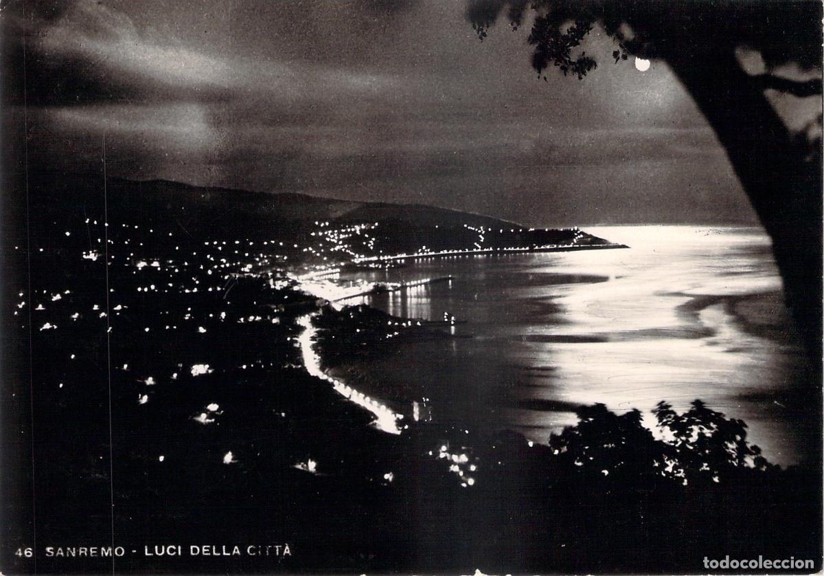 Postales: Tarjeta Postal Sanremo Luci della Citt&agrave; Riviera dei Fiori Italia