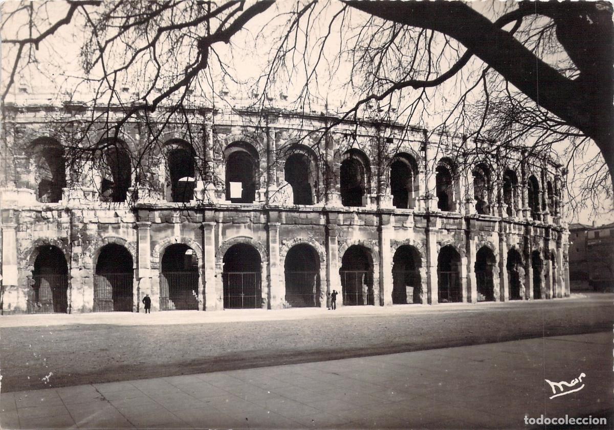 Postales: Tarjeta Postal de Les Ar&egrave;nes Romaines en N&icirc;mes, Francia