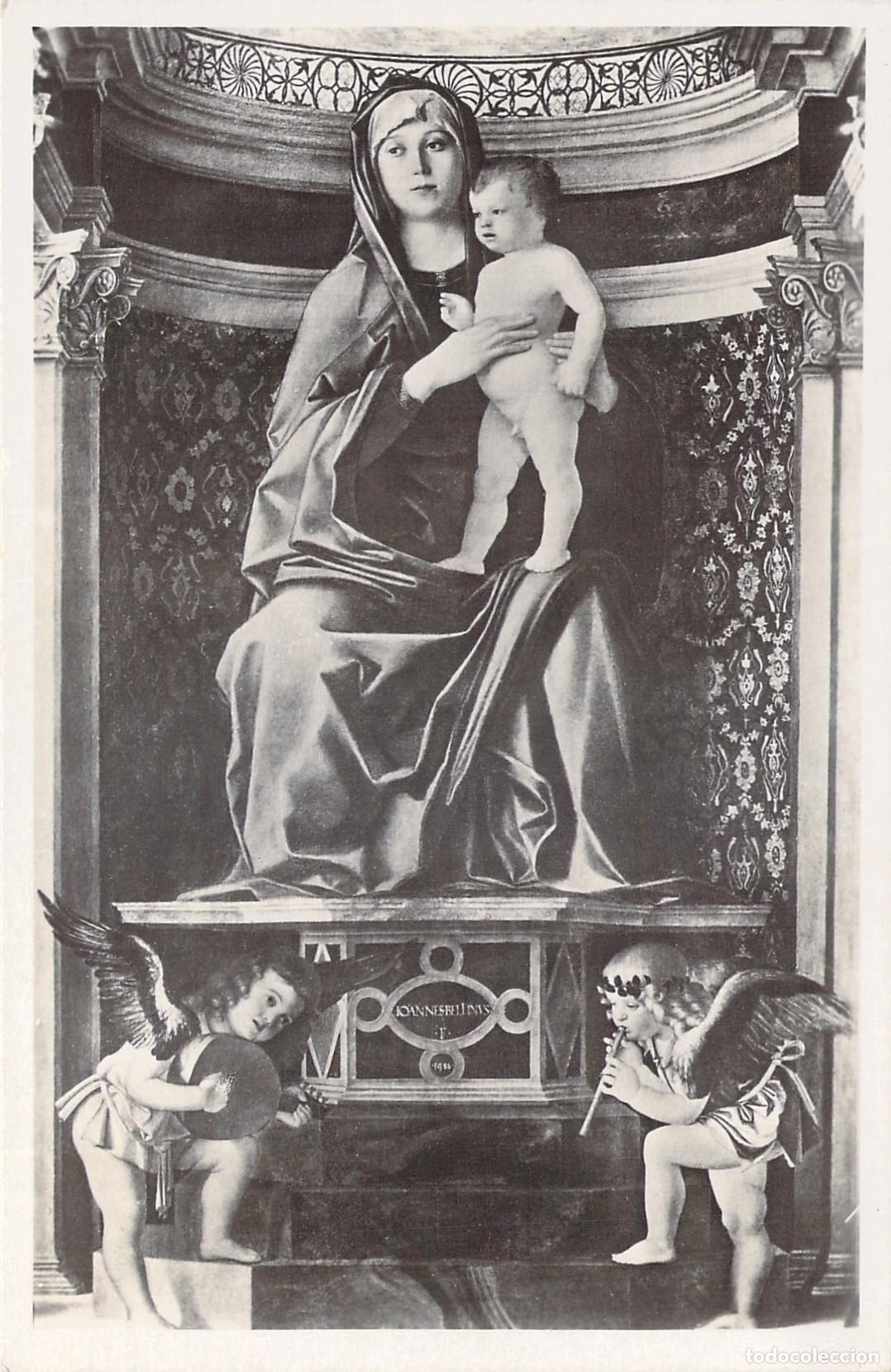 Postales: Postal de la Bas&iacute;lica dei Frari, Venecia - Tr&iacute;ptico de Giovanni Bellini